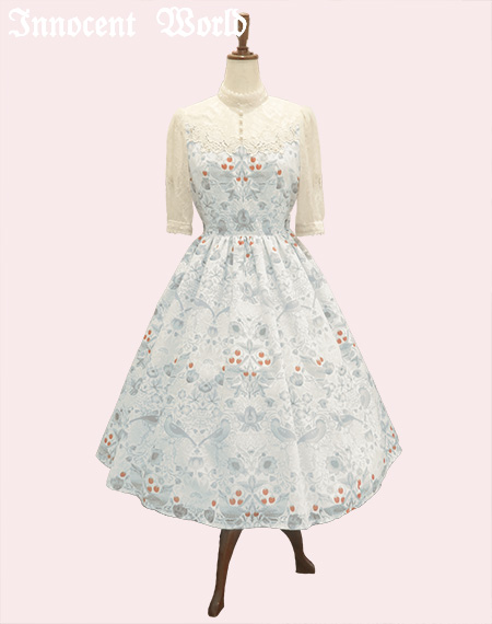 イノセントワールド＊モリスワンピース.L 新品未使用タグ付き イノセントワールド モリスワンピース
