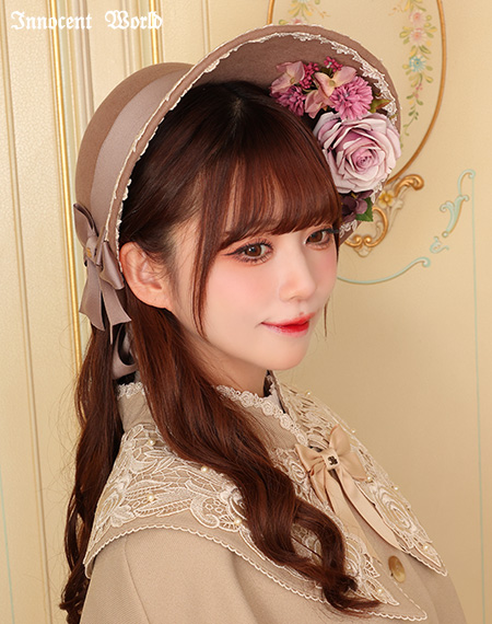 Innocent World｜薔薇コサージュボンネット