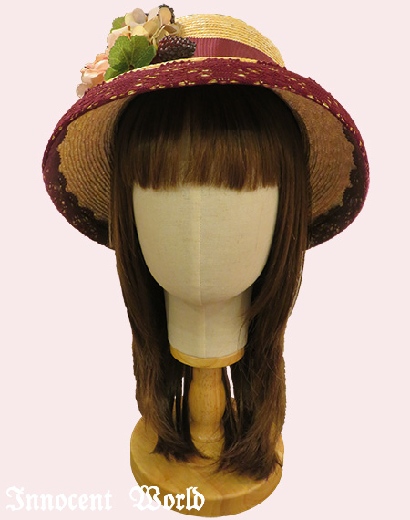 Innocent World|コサージュ付カサブランカハット Innocent World|コサージュ付カサブランカハット