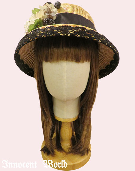 【美品】Innocent World　フローラハット ショコラ/Chocolat Innocent World Online Shop