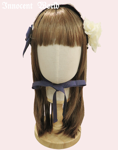 イノセントワールド　ロリータ　ヘッドドレス　バラ　はしご　セット Innocent World｜華麗な薔薇のヘッドドレス