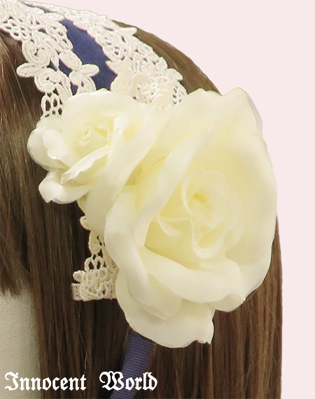 【新品未使用品】Innocent World 英国の花園ヘッドドレス　生成 Innocent World｜英国の花園ヘッドドレスBritish Flower Garden