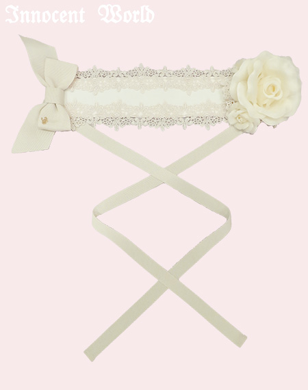 イノセントワールド薔薇レースと百合の紋章ヘッドドレス Innocent World Online Shop