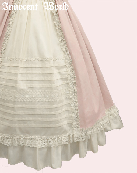 クラシカルリボンジャンパースカート（ブルー×オフ白） クラシカルリボンジャンパースカート（ブルー×オフ白）