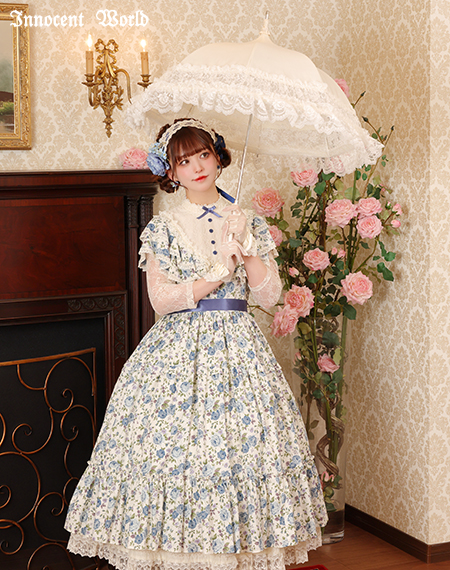 【タグ付き】Innocent World ベルフルールアンブレラ 日傘 晴雨兼用 Innocent World Online Shop