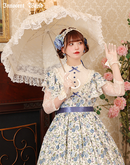 【タグ付き】Innocent World ベルフルールアンブレラ 日傘 晴雨兼用 Innocent World Online Shop