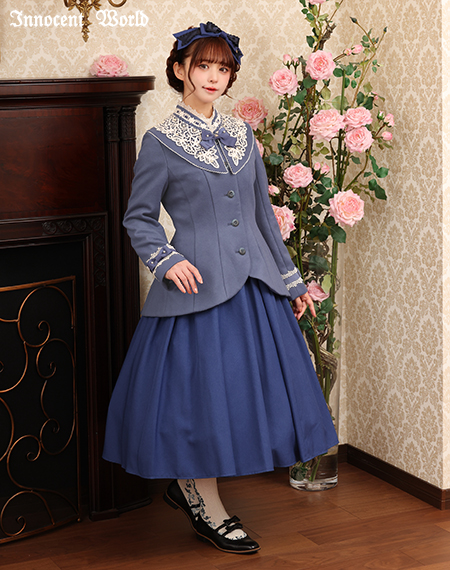 Innocent World ミリエルハーフコート Innocent World|ブロンシュウールハーフコート(ご予約)