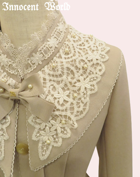 innocent world ナイトベアーコート ミルクティー innocent world