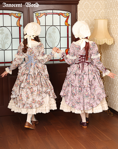 イノセントワールド薔薇レースと百合の紋章ヘッドドレス Innocent World｜華麗な薔薇のロココドレス(受注生産)(ご予約)