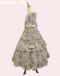 KNOCbVTbNX~/Rose pattern Grayish Sax~Beige