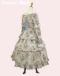 KNOCbVTbNX~/Rose pattern Grayish Sax~Beige