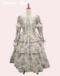 76@KNu[~/Rose pattern Blue~Beige