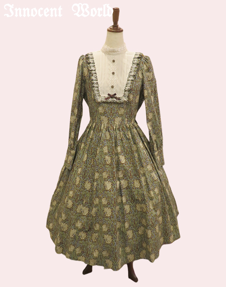 Innocent World ミュシャスタンドカラードレス Innocent World｜すみれの宝石箱ドレス