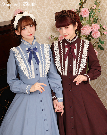 期間限定値下げ イノセントワールド ローズゴブランワンピース 新品 M Innocent World｜ローズゴブランワンピース
