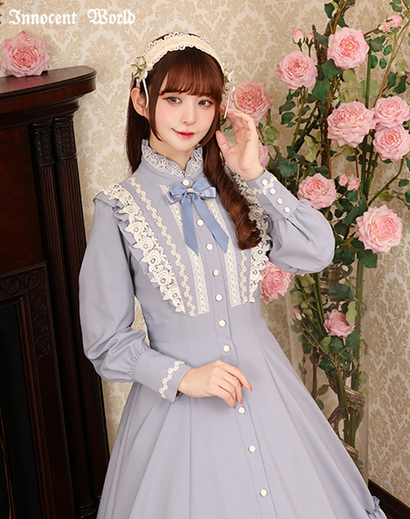 Innocent World｜バラレースフリルワンピース(新色)(ご予約)