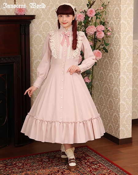 Innocent World｜バラレースフリルワンピース(新色)(ご予約)