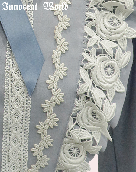 Innocent World｜バラレースフリルワンピース(新色)(ご予約)