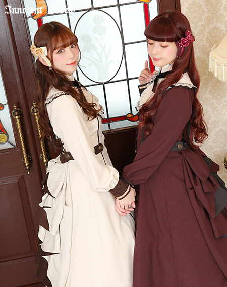 【未着用】フルールバッスルドレス（長袖） Innocent World｜フルールバッスルドレス（長袖）(再販・新色