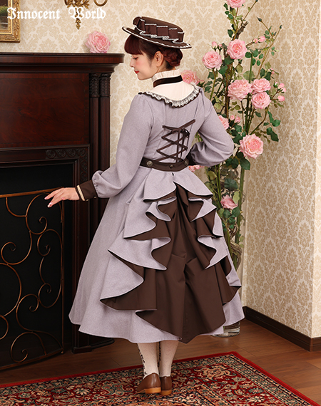 Innocent World｜フルールバッスルドレス（長袖）(再販・新色)(受注