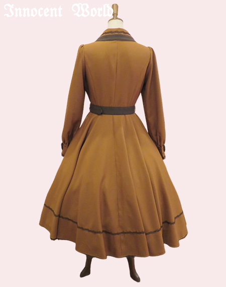 Innocent World｜メランジュヘリンボーンワンピース(1点物・特別カラー)