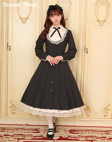 【ポイント10倍】 Innocent World｜丸衿ヨークワンピース(B品・ｻﾝﾌﾟﾙ品) ワンピース