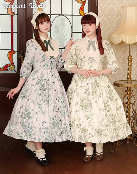 【新品タグ付き】イノワ　木漏れ日の中の鈴蘭ワンピース Innocent World Online Shop
