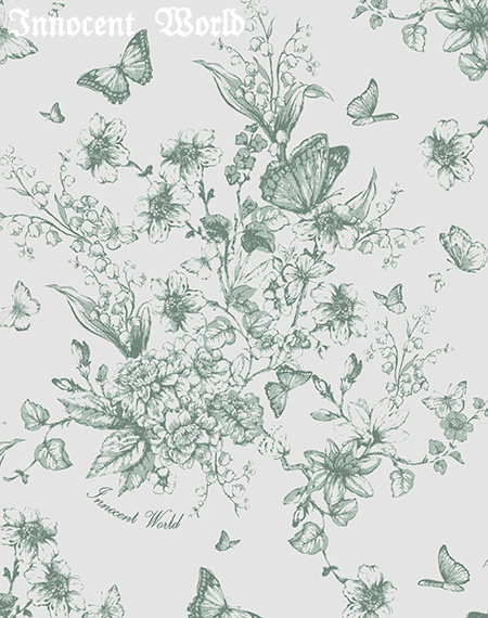 木漏れ日の中の鈴蘭ワンピース Innocent World｜木漏れ日の中の鈴蘭ティアードワンピース(WEサイズ