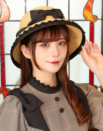 新品未使用 イノセントワールド ロマンスリボンハット ボルドー Innocent World Online Shop