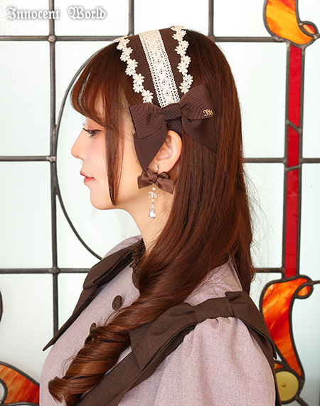 桃子 Innocent Ribbon Frillヘッドドレス 桃子様専用 Innocent Ribbon Frillヘッドドレス