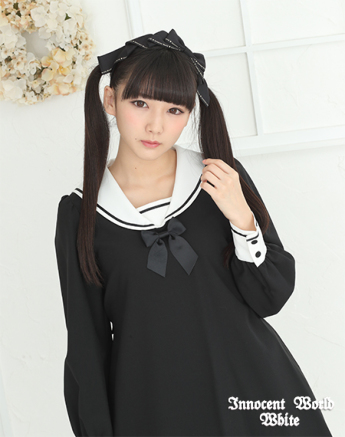 Innocent World|セーラーカラーAラインワンピース Innocent World|セーラーカラーAラインワンピース